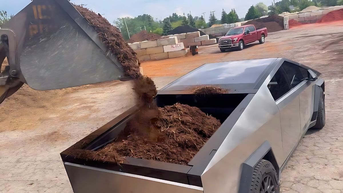 A Tesla Cybertruck Owner Says Brown Liquid Has Seeped into His Truck